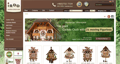 Desktop Screenshot of cuckoo-clock.com